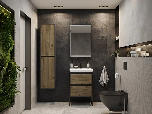 Унитаз подвесной STWORKI Rotenburg SWH52 безободковый , черный , с прямым выпуском , с сиденьем микролифт 4 478156 Унитаз подвесной STWORKI Rotenburg SWH52 безободковый , черный , с прямым выпуском , с сиденьем микролифт 4 478156