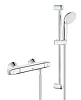 Смеситель для душа GROHE Grohtherm 1000, с душевым гарнитуром, хром (34820004) термостат