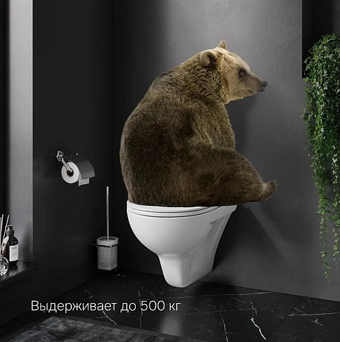 Унитаз подвесной AM.PM Gem C901738SC Крышка-сиденье Унитаз подвесной AM.PM Gem C901738SC Крышка-сиденье