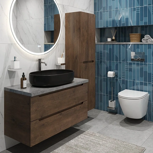 Тумба со столешницей и раковиной BelBagno ETNA 100 etna100rw-kepmgl-1084h301-set подвесная ETNA100RW-KEPMGL-1084H301-SET Тумба со столешницей и раковиной BelBagno ETNA 100 etna100rw-kepmgl-1084h301-set подвесная ETNA100RW-KEPMGL-1084H301-SET