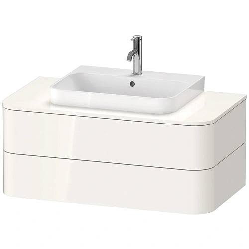 Тумба под раковину Duravit Happy D.2 Plus HP496102222 подвесная 100 см белая Тумба под раковину Duravit Happy D.2 Plus HP496102222 подвесная 100 см белая