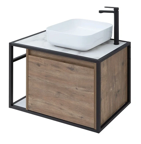 Тумба под раковину Aquanet Nova Lite Loft 75 R дуб рустикальный 00261657 Тумба под раковину Aquanet Nova Lite Loft 75 R дуб рустикальный 00261657