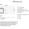 Раковина Orange ST-100RAL 100 левая под стиральную машину, белый Раковина Orange ST-100RAL 100 левая под стиральную машину, белый