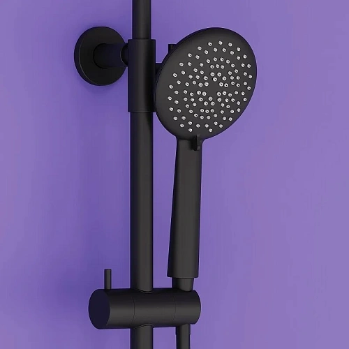 Душевая система Sancos Game SC3001MB с термостатом, черный матовый Душевая система Sancos Game SC3001MB с термостатом, черный матовый