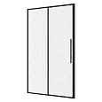 Душевая дверь Niagara Nova a NG-84-L11CHB (110х195) черный матовый, раздвижная влево, стекло шиншилла Душевая дверь Niagara Nova a NG-84-L11CHB (110х195) черный матовый, раздвижная влево, стекло шиншилла