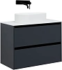 Тумба под раковину Allen Brau Activity 90 1.34005.AM антрацит матовый/черный брашированный