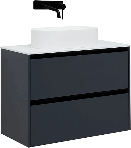 Тумба под раковину Allen Brau Activity 90 1.34005.AM антрацит матовый/черный брашированный Тумба под раковину Allen Brau Activity 90 1.34005.AM антрацит матовый/черный брашированный