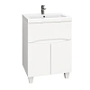 Тумба под раковину Onika Стрим 60 см 106154 напольная, белая (для Фостер 60) Тумба под раковину Onika Стрим 60 см 106154 напольная, белая (для Фостер 60)