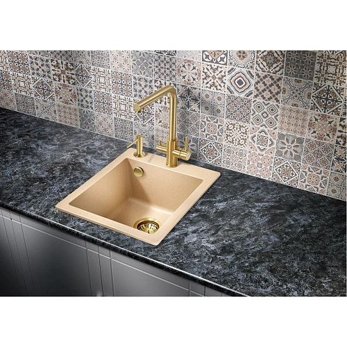 Кухонная мойка Milacio Murcia 42 Cuarzo (MC.77044), бежевый Кухонная мойка Milacio Murcia 42 Cuarzo (MC.77044), бежевый