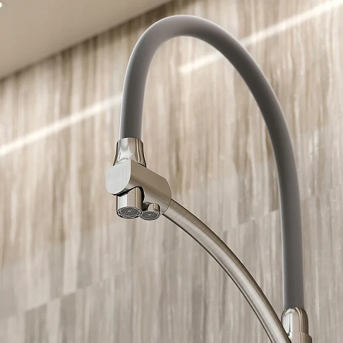 Смеситель для кухни Sancos Eri SC4001BN под фильтр, брашированный никель Смеситель для кухни Sancos Eri SC4001BN под фильтр, брашированный никель