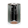 Картинка анонса товара «душевая кабина deto b01s+ эл. black (b01selblack)»