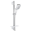 Картинка анонса товара «душевой гарнитур grohe rainshower smartactive 130 cube, 3 вида струй, хром (26585000)»