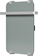 Детальная картинка товара «полотенцесушитель электрический allen brau infinity 60x44 00325642 с рейлингом 2.0 и креплением, серебро брашированное»