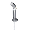 Картинка анонса товара «гигиеническая лейка damixa shower program 760550200 с держателем и шлангом, хром»