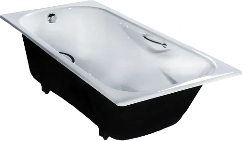 Ванна чугунная DIWO Ярославль 150x75 с ручками 566391 Ванна чугунная DIWO Ярославль 150x75 с ручками 566391