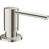Дозатор жидкого мыла Hansgrohe A41 40438800, под сталь