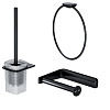 Картинка анонса товара «комплект аксессуаров am.pm inspire v2.0 ak50t1103b для зоны туалета, черный»