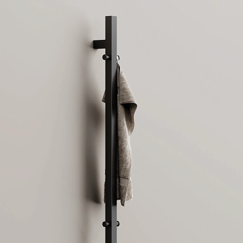 Полотенцесушитель электрический SANCOS Linn 150x3 SC13002MB I-образный черный матовый Полотенцесушитель электрический SANCOS Linn 150x3 SC13002MB I-образный черный матовый