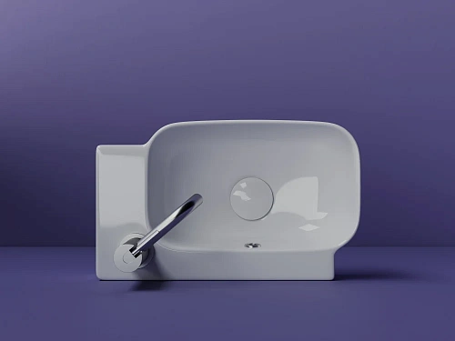 Раковина Ceramica Nova ELEMENT CN6074L белый подвесная Раковина Ceramica Nova ELEMENT CN6074L белый подвесная