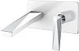 Смеситель для раковины Boheme VENTURO белый+хром 375-W встраиваемый Смеситель для раковины Boheme VENTURO белый+хром 375-W встраиваемый