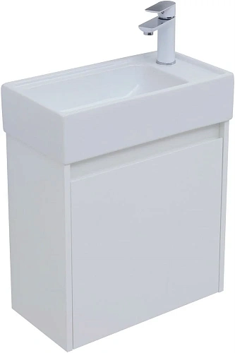 Комплект мебели Aquanet Nova Lite 50 белый глянец (с дверецей) 00302531 Комплект мебели Aquanet Nova Lite 50 белый глянец (с дверецей) 00302531