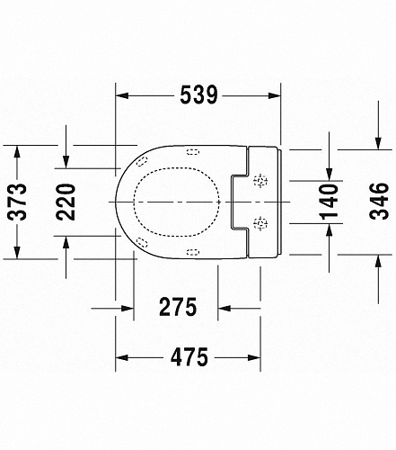 Крышка-биде для унитаза Duravit SensoWash® Slim 611000002000300 Крышка-биде для унитаза Duravit SensoWash® Slim 611000002000300