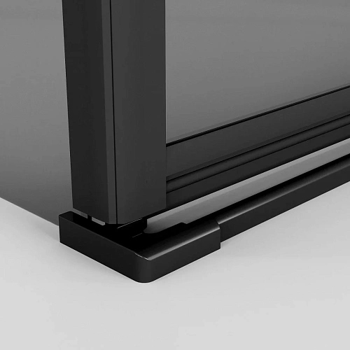 Душевой уголок Niagara Nova NG-2832-34BLACK (100x100x195) квадратная, распашнаячерный матовый, стекло тониров Душевой уголок Niagara Nova NG-2832-34BLACK (100x100x195) квадратная, распашнаячерный матовый, стекло тониров