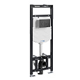 Инсталляция для унитаза WasserKRAFT Alme 15TLT.010.ME.MB02 с клавишей смыва черный Инсталляция для унитаза WasserKRAFT Alme 15TLT.010.ME.MB02 с клавишей смыва черный