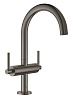 Картинка анонса товара «смеситель для раковины grohe atrio new, темный графит матовый (21022al3) на 1 отверстие»