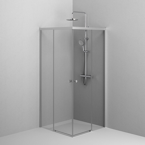 Душевой уголок AM.PM X-Joy W94G-403-9090-MT 90х90, профиль хром матовый, стекло прозрачное Душевой уголок AM.PM X-Joy W94G-403-9090-MT 90х90, профиль хром матовый, стекло прозрачное