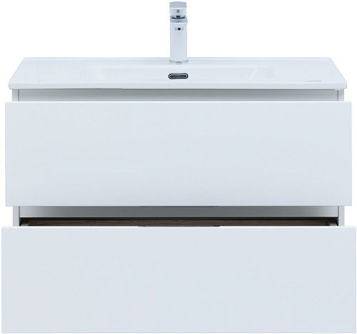 Тумба под раковину Aquanet Алвита New 80 2 ящика, белый матовый 00277514 Тумба под раковину Aquanet Алвита New 80 2 ящика, белый матовый 00277514