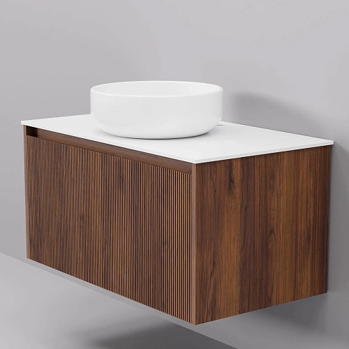 Тумба с раковиной ArtDecco Camilla 80 ACM08W22S300 черный орех Тумба с раковиной ArtDecco Camilla 80 ACM08W22S300 черный орех