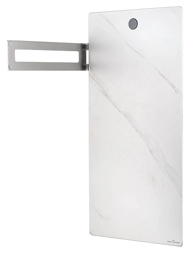 Полотенцесушитель электрический Wonzon & Woghand с греющей плитой белый мрамор, брашированный никель (WW-A501-BR) Полотенцесушитель электрический Wonzon & Woghand с греющей плитой белый мрамор, брашированный никель (WW-A501-BR)