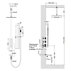 Душевая система Timo Selene SX-2239/00SM встраиваемая с термостатом хром Душевая система Timo Selene SX-2239/00SM встраиваемая с термостатом хром