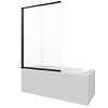 Шторка на ванну BERGES RIVER S Slider Black 980 065015 Шторка на ванну BERGES RIVER S Slider Black 980 065015