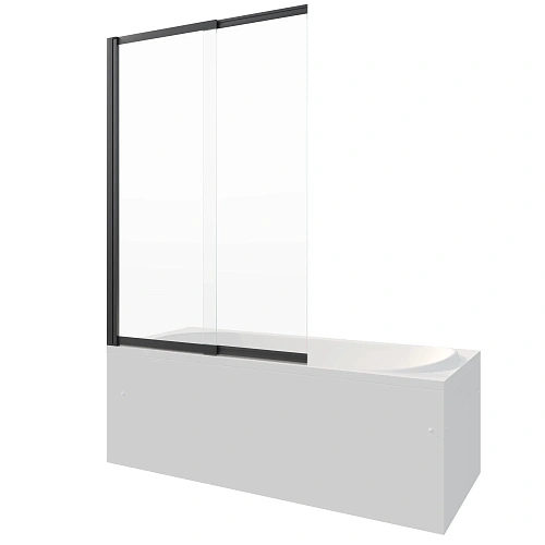 Шторка на ванну BERGES RIVER S Slider Black 980 065015 Шторка на ванну BERGES RIVER S Slider Black 980 065015