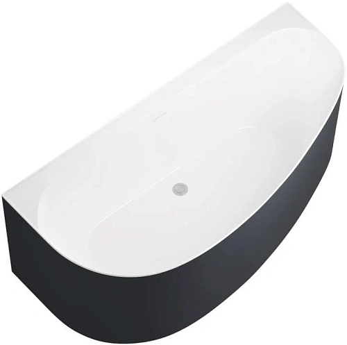 Акриловая ванна Allen Brau Priority 160x78 2.31005.21B/AM антрацит/белый матовый Акриловая ванна Allen Brau Priority 160x78 2.31005.21B/AM антрацит/белый матовый