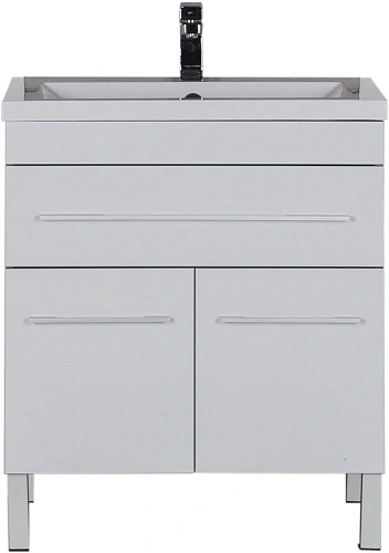 Тумба под раковину Aquanet Верона 75 белый (напольная 1 ящик 2 дверцы) 00182706 Тумба под раковину Aquanet Верона 75 белый (напольная 1 ящик 2 дверцы) 00182706