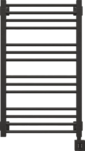 Полотенцесушитель электрический EWRIKA Кассандра Pt 90x50 R, черный матовый 510453 Полотенцесушитель электрический EWRIKA Кассандра Pt 90x50 R, черный матовый 510453