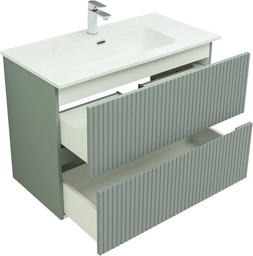 Тумба под раковину Aquanet Джейн 90 мисти грин 00313319 напольная/подвесная Тумба под раковину Aquanet Джейн 90 мисти грин 00313319 напольная/подвесная