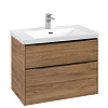 Картинка анонса товара «тумба под раковину villeroy &amp; boch subway 3.0 oak kansas / oak kansas c57401rh»