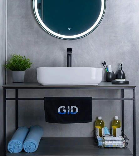 Раковина Gid D1304 51197 накладная белая 50x39x13 Раковина Gid D1304 51197 накладная белая 50x39x13