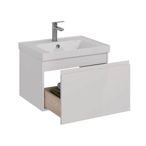 Тумба под раковину Lemark VEON MINI 60 см подвесная, белый LM02VM60T Тумба под раковину Lemark VEON MINI 60 см подвесная, белый LM02VM60T