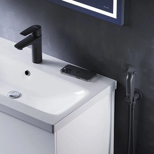 Смеситель для раковины AM.PM Gem F90A03022 с гигиеническим душем, хром Смеситель для раковины AM.PM Gem F90A03022 с гигиеническим душем, хром