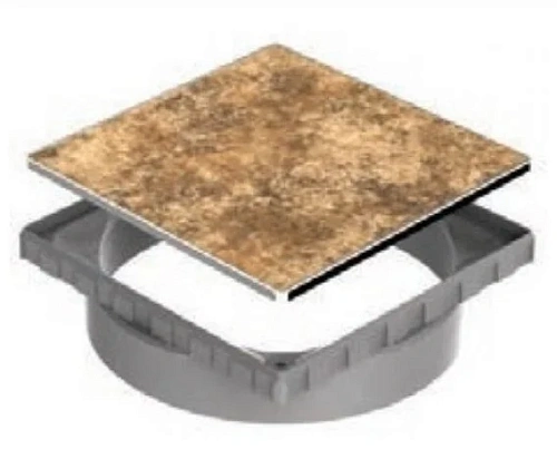 Душевой трап BERGES ZENTRUM Keramik 150х150 под плитку, без обрамления, выпуск D50 H65 боковой 093366 Душевой трап BERGES ZENTRUM Keramik 150х150 под плитку, без обрамления, выпуск D50 H65 боковой 093366