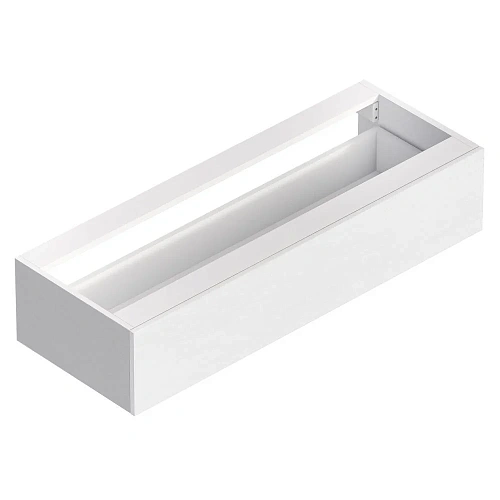 Тумба под раковину CEZARES CADRO-120-1C-SO-BG Bianco Ghiaccio 1200x460 подвесная Тумба под раковину CEZARES CADRO-120-1C-SO-BG Bianco Ghiaccio 1200x460 подвесная