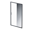Картинка анонса товара «душевая дверь am.pm gem solo w90g-120-1-195bmir 120х195, стекло зеркальное, профиль черный матовый»