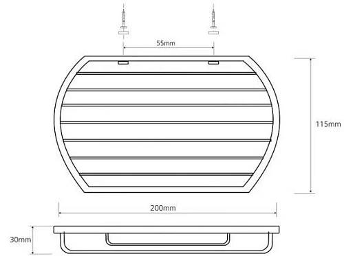 Полка Bemeta CYTRO 102308112 Полка Bemeta CYTRO 102308112