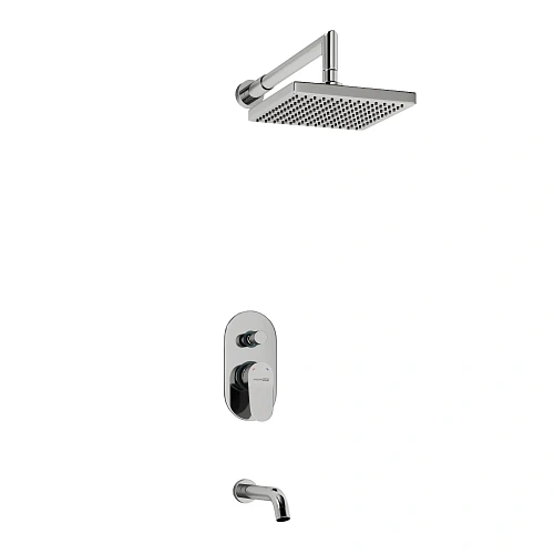 Душевая система WasserKRAFT A13028 встраиваемая хром Душевая система WasserKRAFT A13028 встраиваемая хром