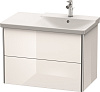 Картинка анонса товара «тумба под раковину duravit xsquare xs418702222 подвесная 81 см белая глянцевый»